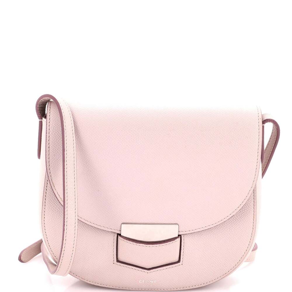 Celine Trotteur Crossbody Bag Grainy #349423C82B